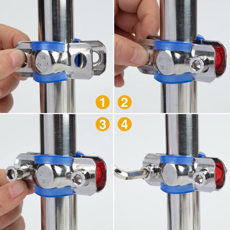 Timsec Fix Sinking Chair Saver - Stainless Steel Office Chair Repair Kit  Adjustable Height Without Cylinder Replacement - Image 5